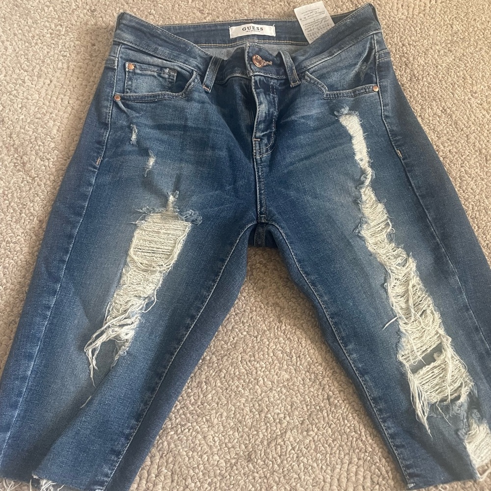Guess Denim Jeans with Copper Button